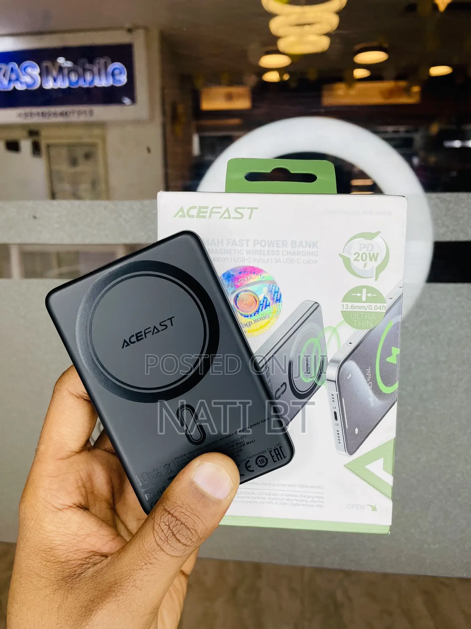 Ace Fast Wireless Magnetic Powerbank