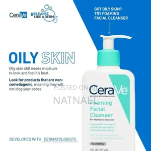 Cerave Foaming Facial Cleanser