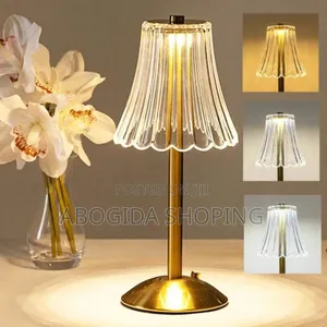 Crystal Rechargeable Touch Lamp