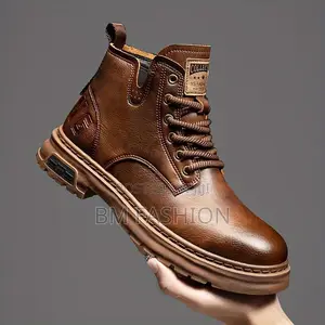 Brown Leather Chelsea Boots for Men's