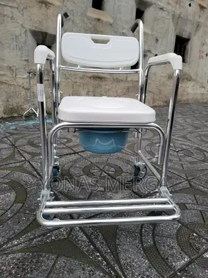 Wheelchair With Toilet Seat胡፸supports Up to 330 LBS (150 Kg) of Weight