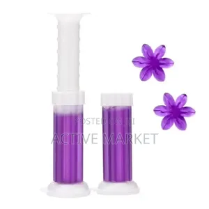 Toilet Freshener and Cleaner Flower Gel