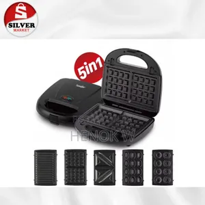 5 in 1 Waffle(Sandwich) Multi-Snack Maker