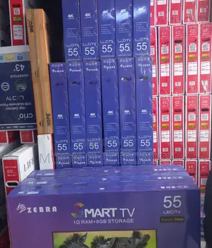 Zebra 55” Smart Tv – Large Screen, Smart Entertainment!