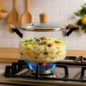 Heat Resistant Glass Pot