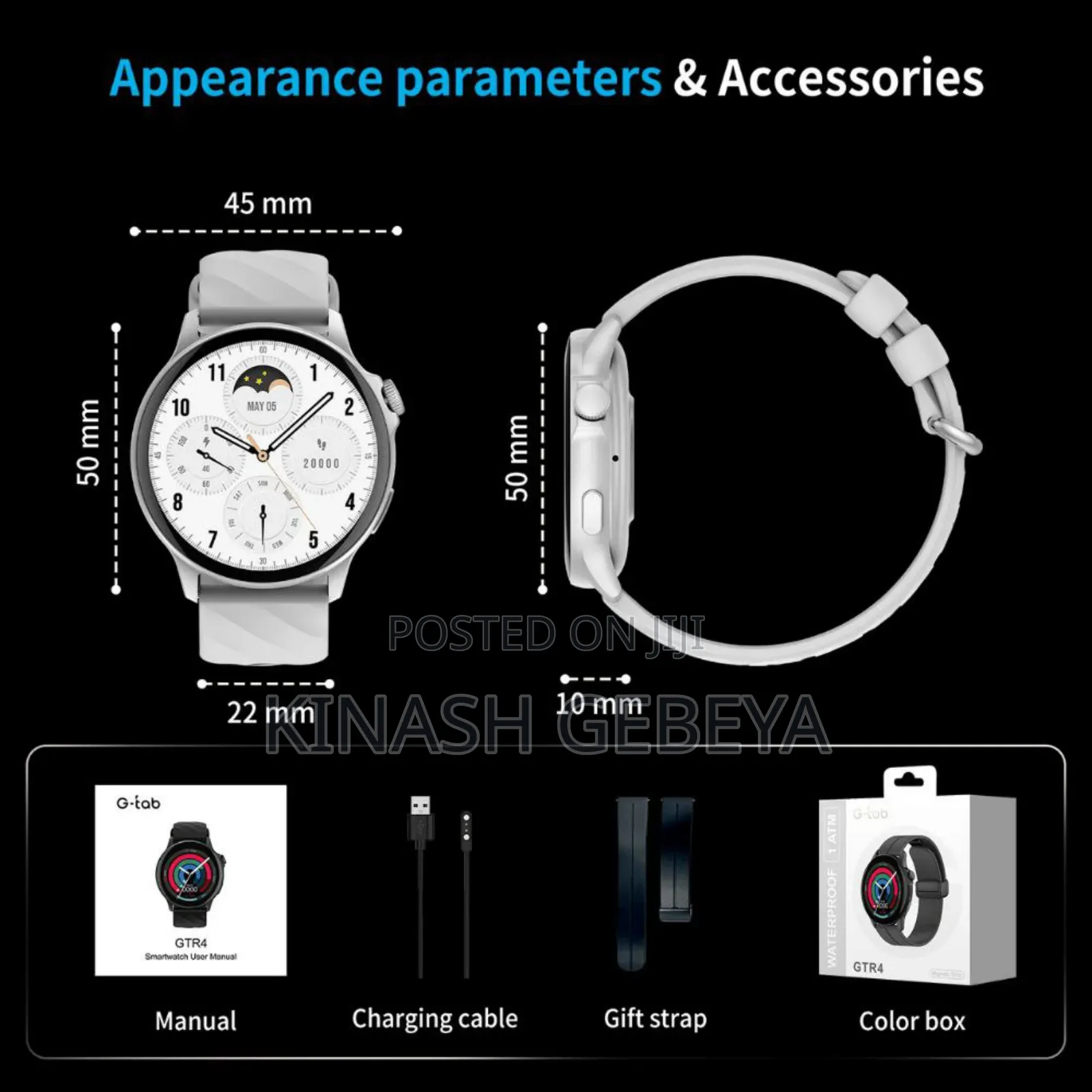 High Quality G Tab Gtr4 Smart Watch