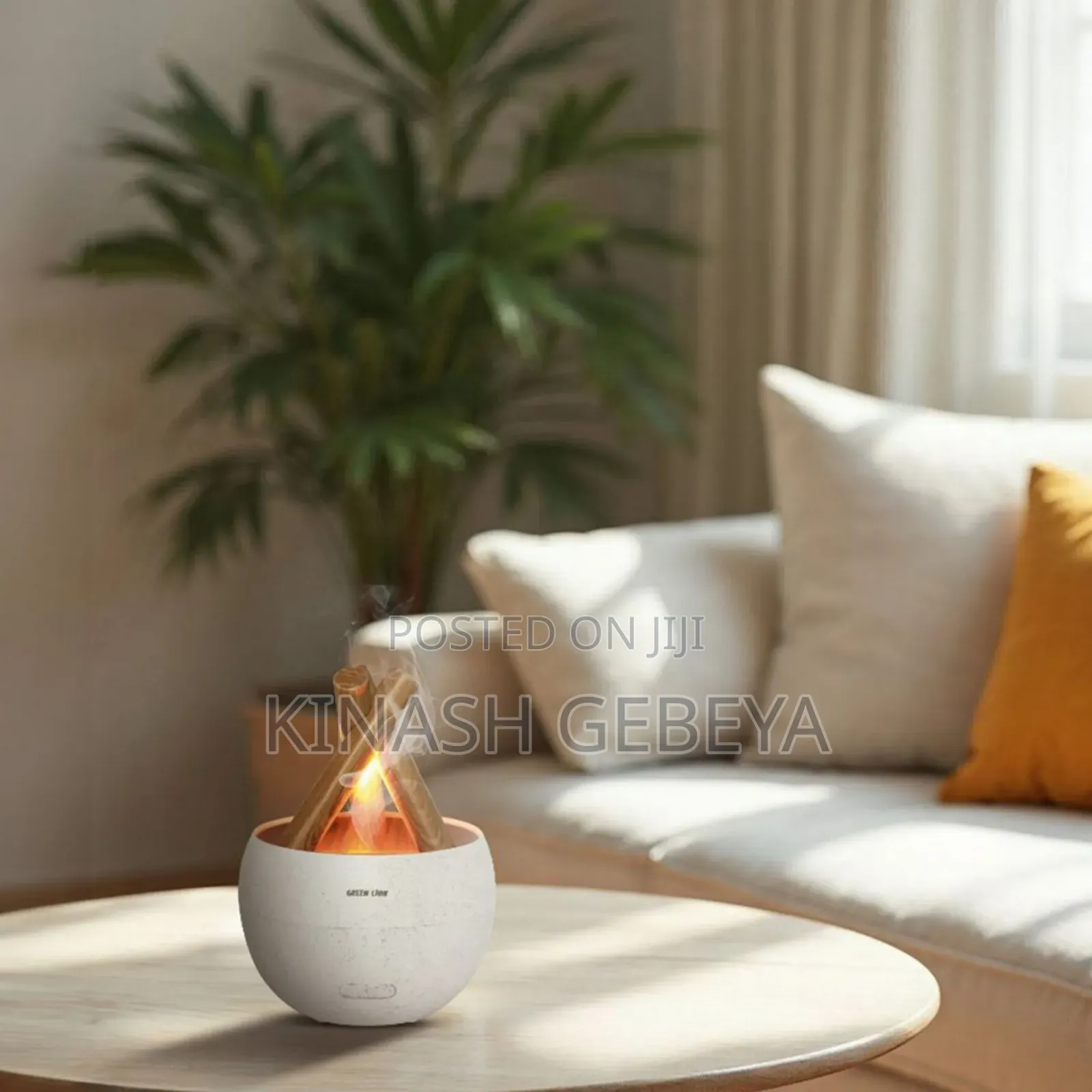 Green Lion Flame Mist Air Diffuser(ለቤትዎ ግሩም መአዛ)