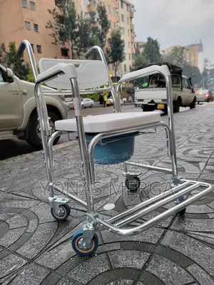 Commode Chair容፹with Wheels - Lightweight, Portable Durable∞那best Kit