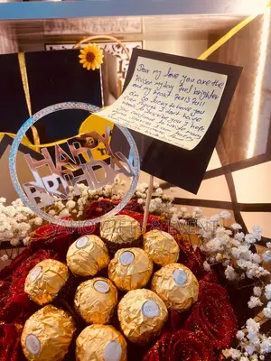 Bouquet With Chocolate