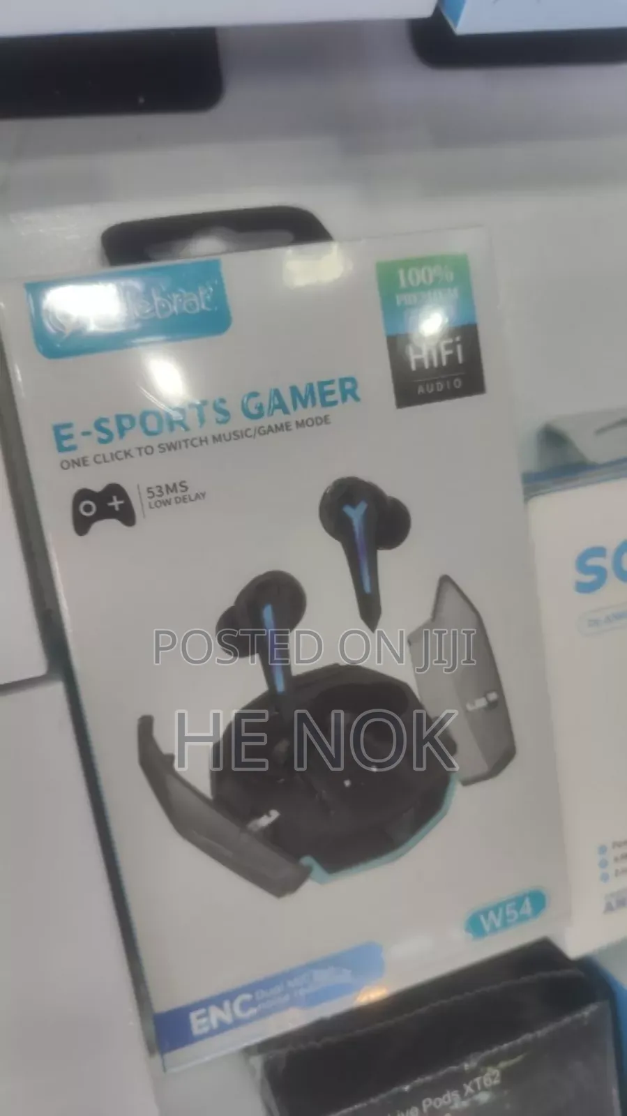 Celebrat W54 Game/Music Dual Mode TWS Earphones – Built for Esports,
