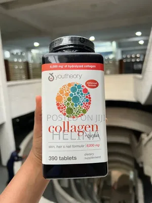 Youtheory Collagen Plus Biotin for Healthy Skin 390 Tablets From Usa