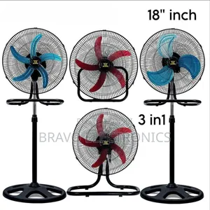 High-Power Standing Fan Ventilator –Strong Airflow, Modern Design