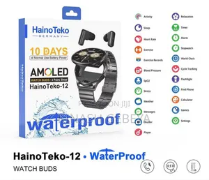 Haino Teko12 Waterproof Smart Watch With Air Pod
