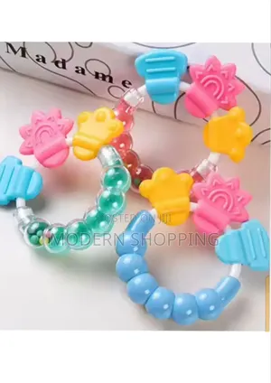 New Design Food Grade Soft Silicone Teether Chew Baby Teether