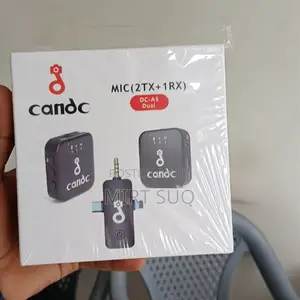 Candc Dual Mic Wireless Interview Microphone 2transmitters + 1receiver