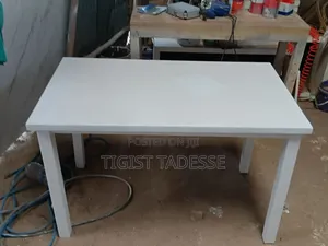 Office Table Simplest Wood Leg Laminated Top Size 60×120
