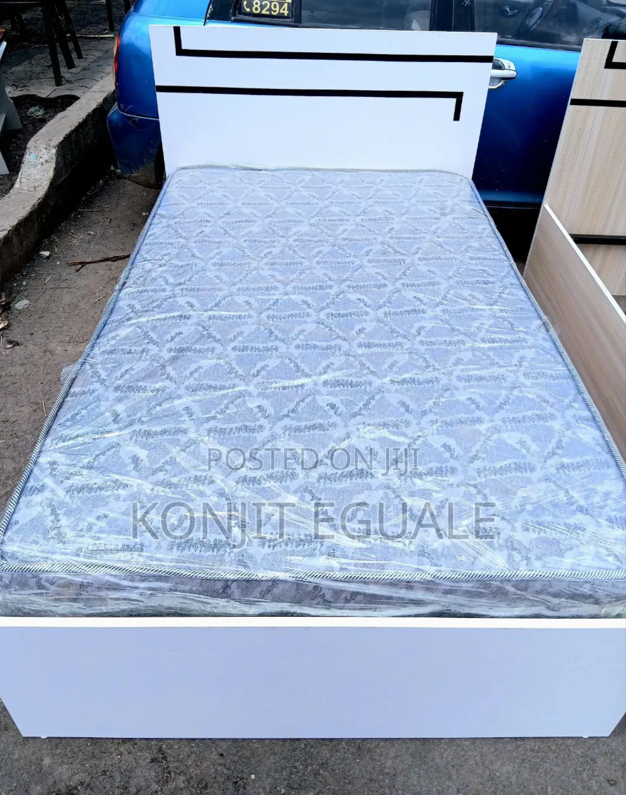 1.20meter Alga+Frash(አልጋ+ፍራሽ)