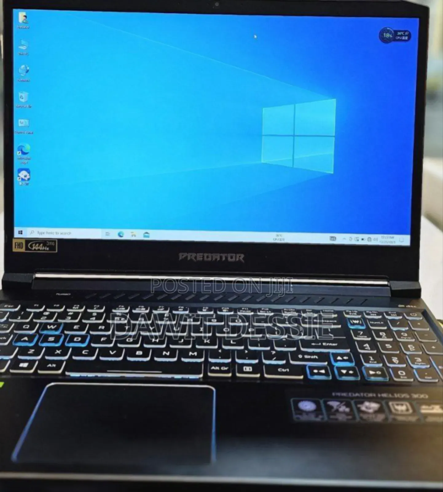 New Laptop Acer Predator Helios 300 16GB Intel Core I7 SSD 1T
