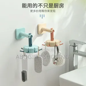 Wall Mount Home Rotating Storage Rack