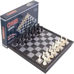 Chess Set With Folding Chess Board