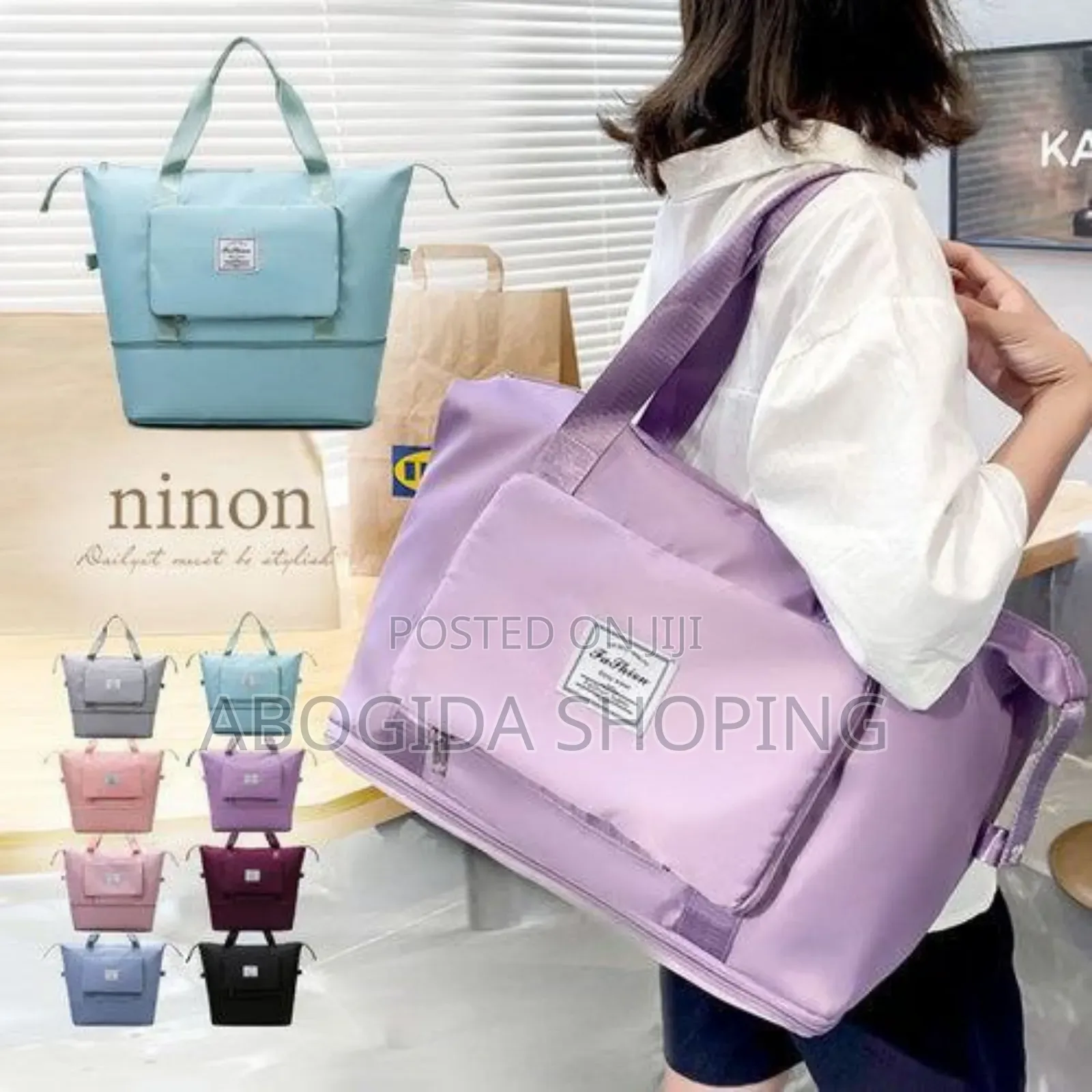 Foldable Travel Bag – Large and Easy to Carry