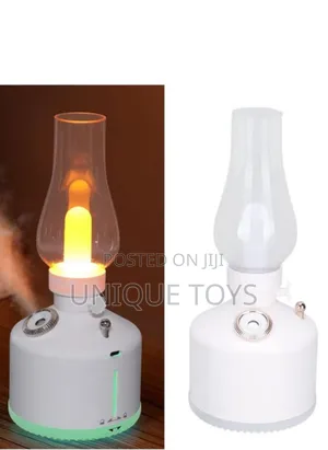 Vintage Lamp Humidifier – Mist + Night Light in One!
