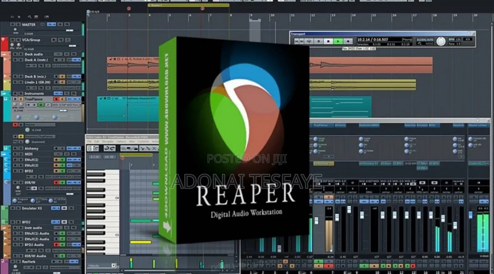 Reaper 7 Commercial Licence (Full Life Time Licence) Mac Win