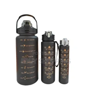 Hydrate Your Way: Modular Bottle With 2l, 900ml 300ml Sections
