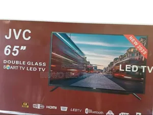 JVC Tv 65" Smart Android Tv. 
● Double Glass