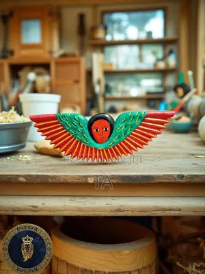 Wooden Angel Painting