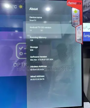 Emingteck 43” Frameless Smart Android Tv – Sleek Powerful!