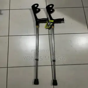 Kranch額一crutches//Elbow Brace With Adjustable Handle Blue Mobiakcare