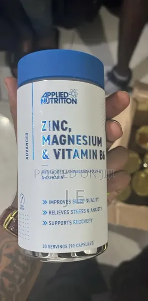 Zinc, Magnesium and Vitamin B6 With Ashwagandha (Zma)