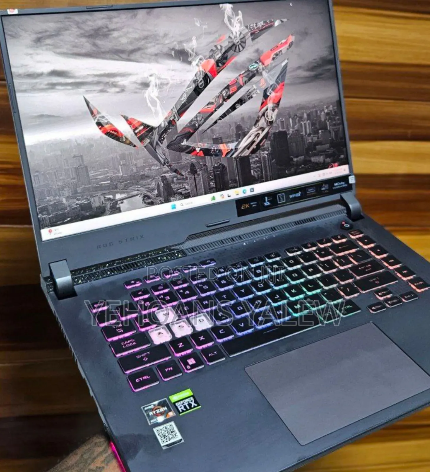 New Laptop Asus ROG Strix G15 16GB AMD Ryzen 9 SSD 512GB