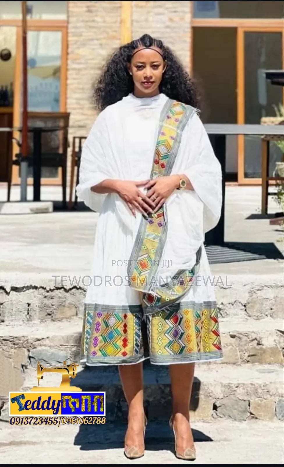(ቴዲ ጥበብ) የሀበሻ ልብስ (Teddy Tibeb) Habesha Dress