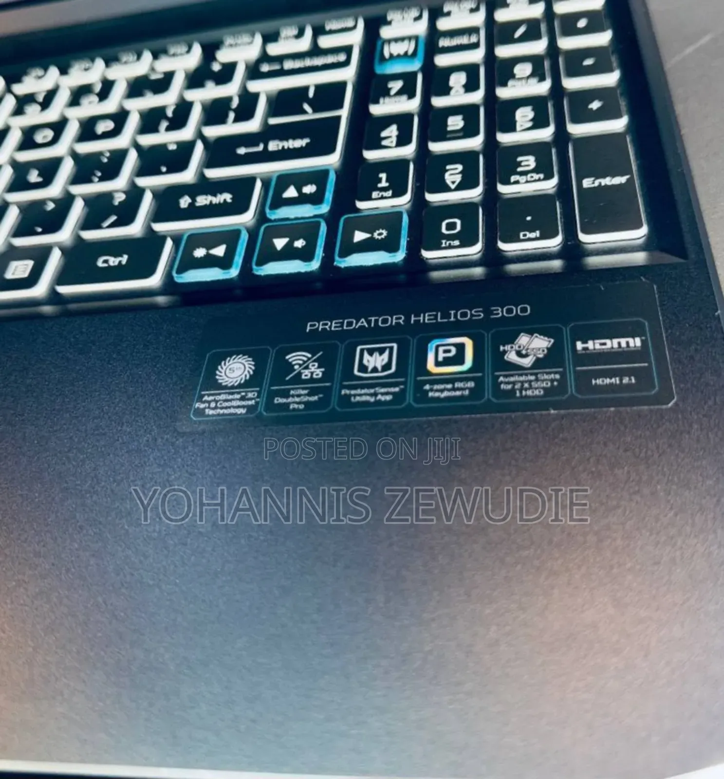 New Laptop Acer Predator Helios 300 16GB Intel Core i9 SSD 512GB