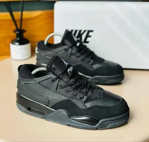 Air #Jordan 4 Retro 4 Rm “#Black_cat” #Low Shoes for Men's