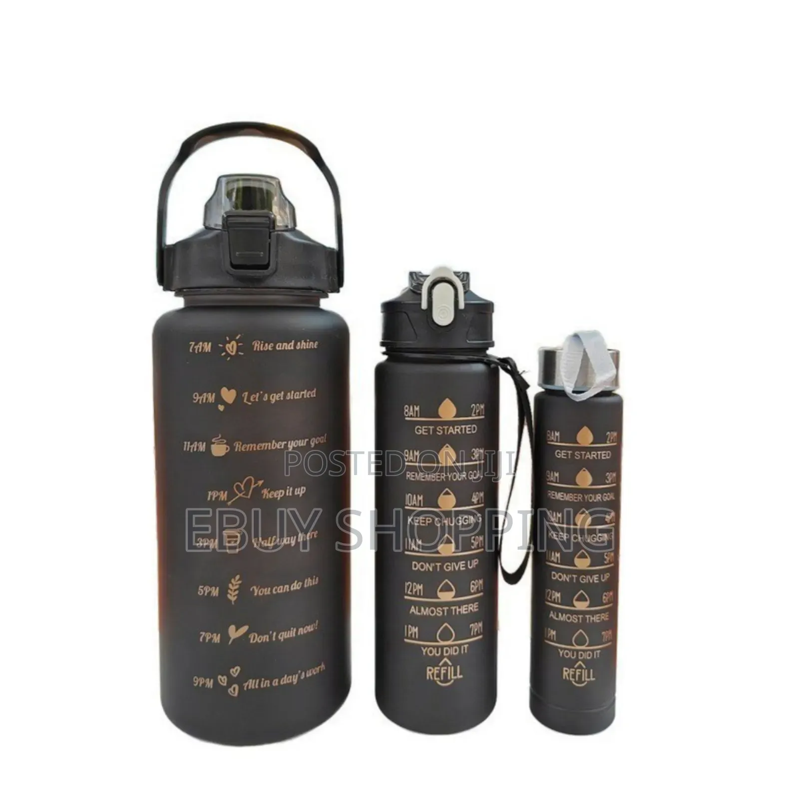 3in1 Water Bottle: Large, Medium, and Small in One!)
