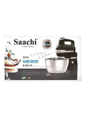  Saachi Hand Mixer 
(4.5 Liters) 