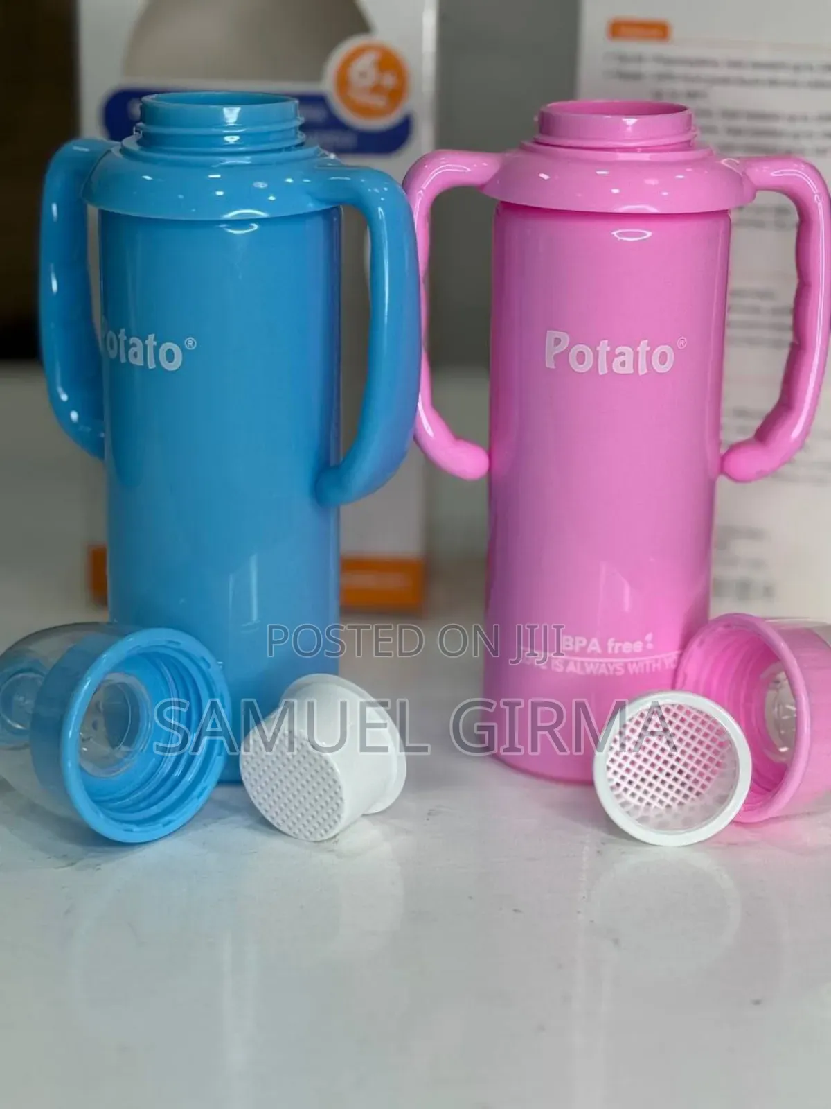 Potato Standard Neck Pp Bottle Feeding Bottle With Handle Bpa-Free