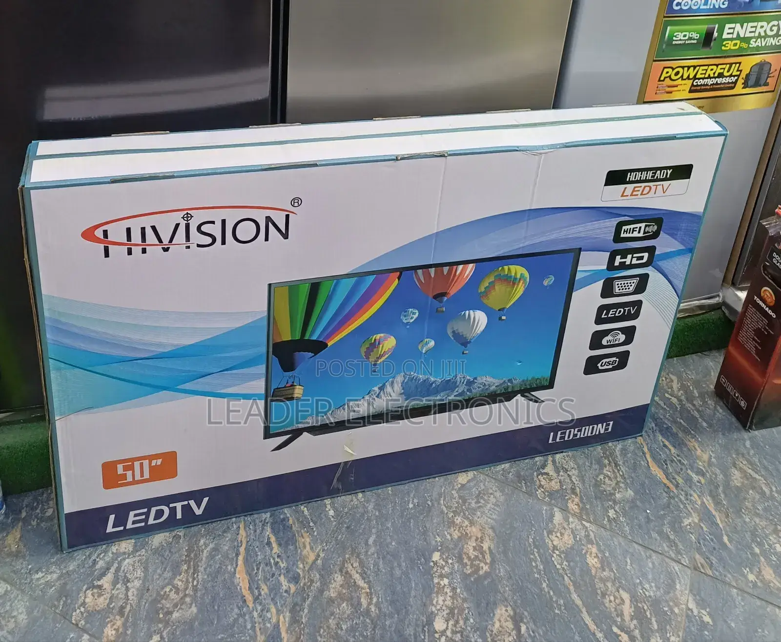 Smart. Stylish. Stunning Hivision 50'' Android Double Glass Tv 2025