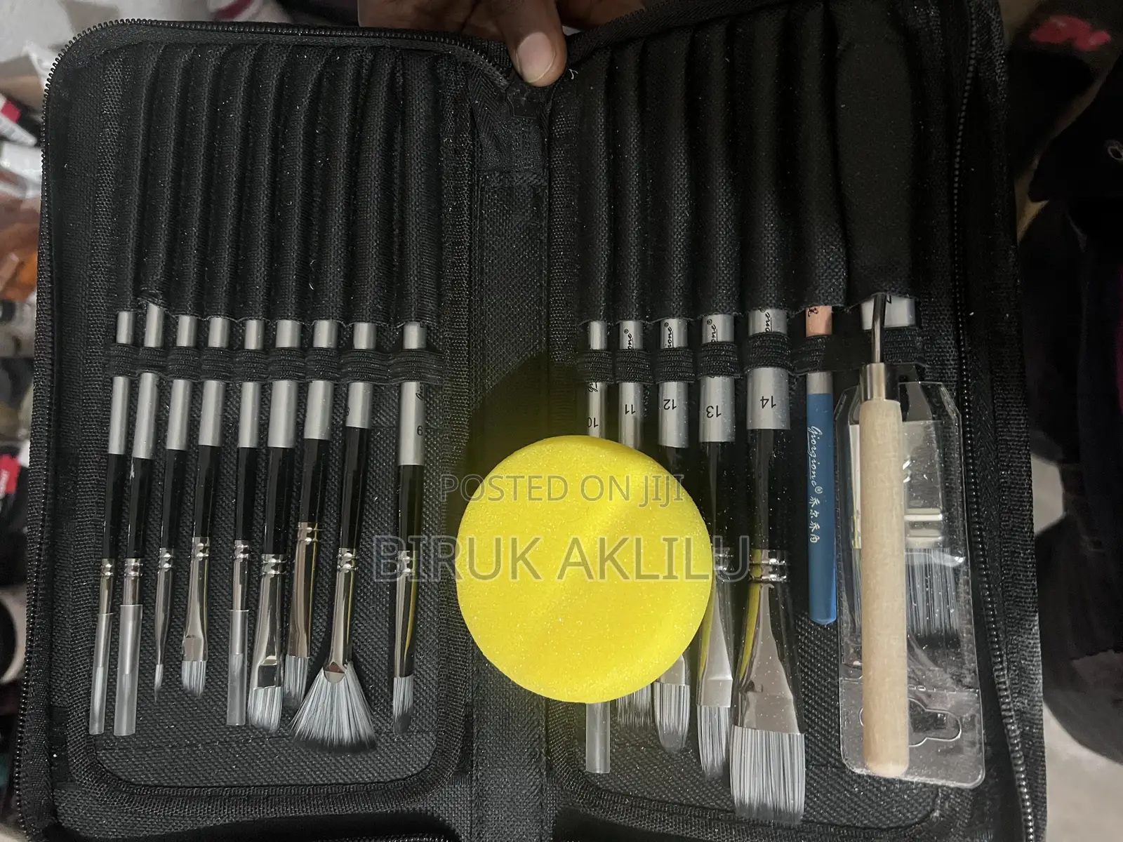 19 PCS Artist Paint Brush Set