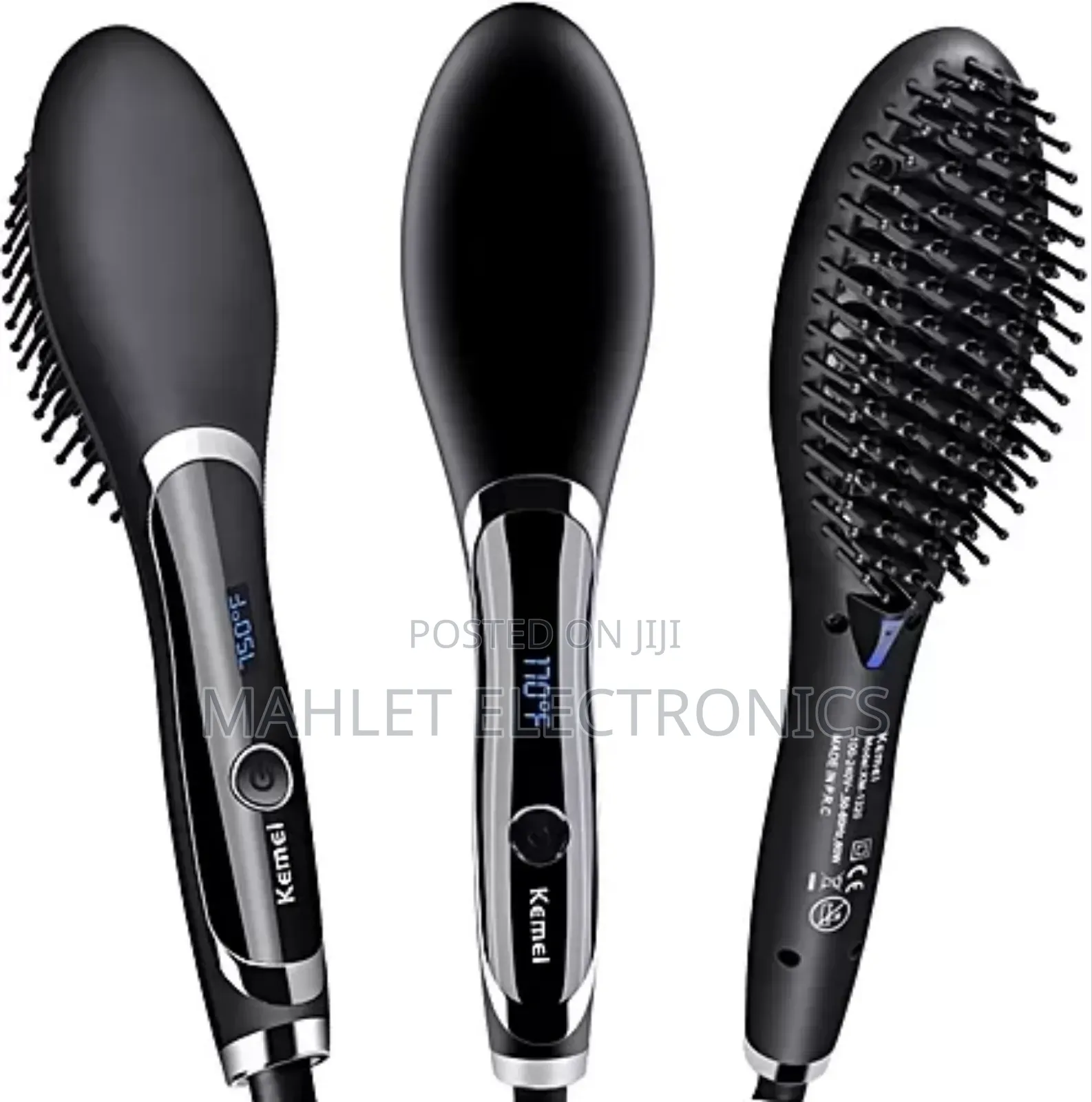 ኤሌክትሪካል የፀጉር ማበጠሪያና ማለስለሻ Progemei Profesional Hair Straightener