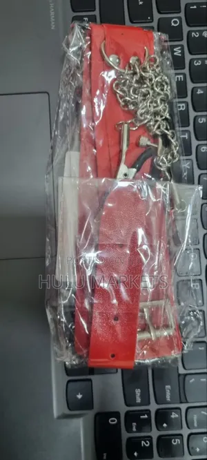 BDSM Punk Choker Leather Neck Collar Nipple Clamp Breast Clip ማሰሪያ ቀበቶ