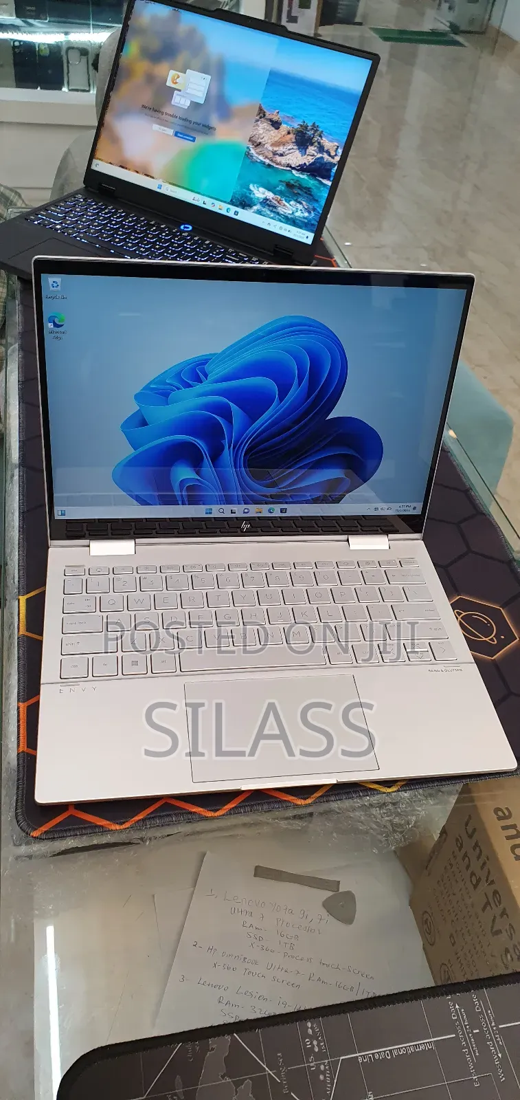 New Laptop HP Envy x360 8GB Intel Core i7 SSD 1T