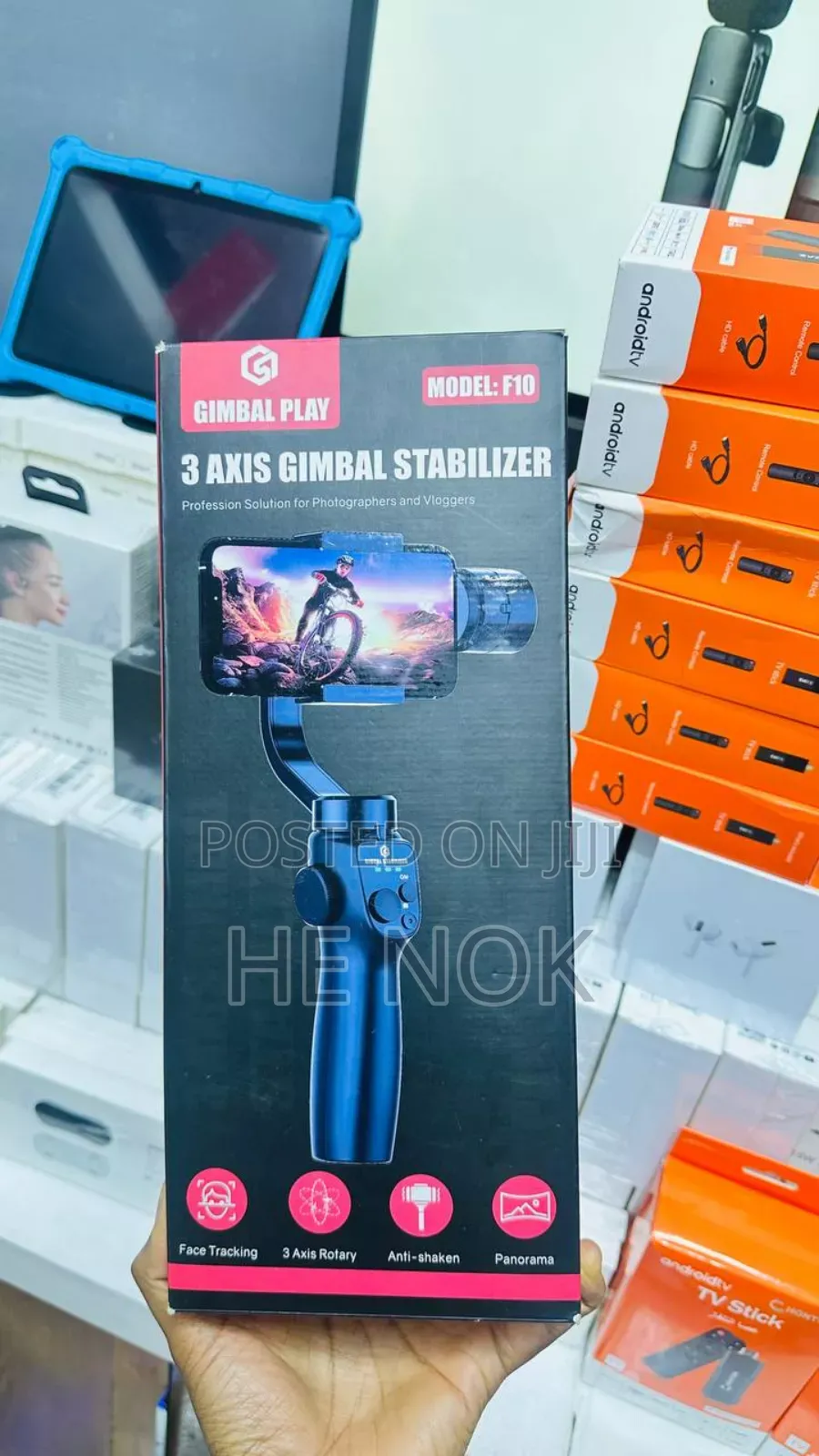 F10 3 Axis Gimbal Stabilizer Anti Shake
