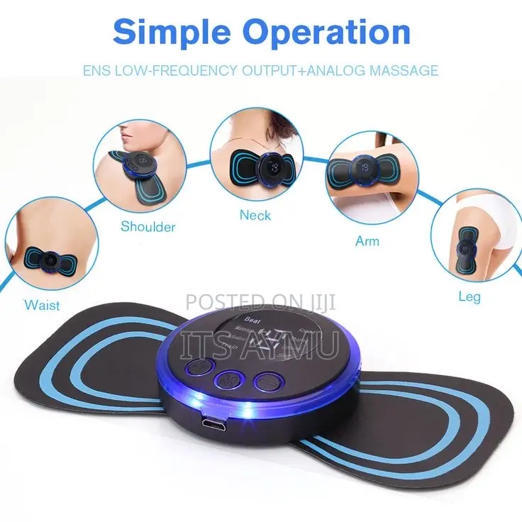 Mini Massager አንገት፣ጀርባ፣እጅ እና ሌሎች የሰውነት ክፍሎች ላይ በማስቀመጥ ማሳጅ ማድረጊያ