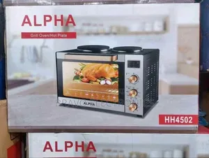  Alpha 45l Mini Oven With 2 Hotplates – 2025 New Model! 