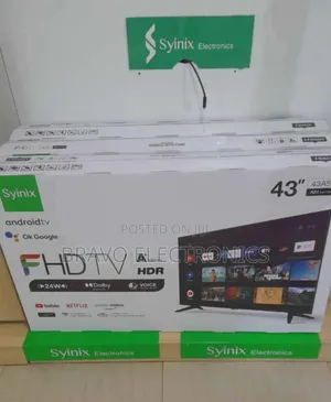 Syinix 43" Android Tv – Ok Google, A+ Panel!