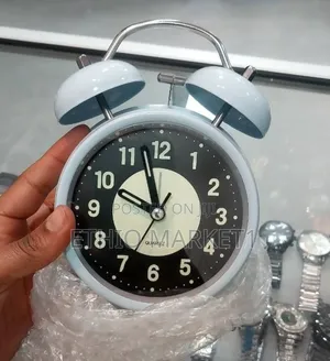 Bed Side Alarm Clock Bell Type With Light